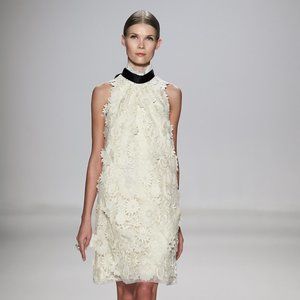 Erin Fetherston ribbon fleur lace dress size 2